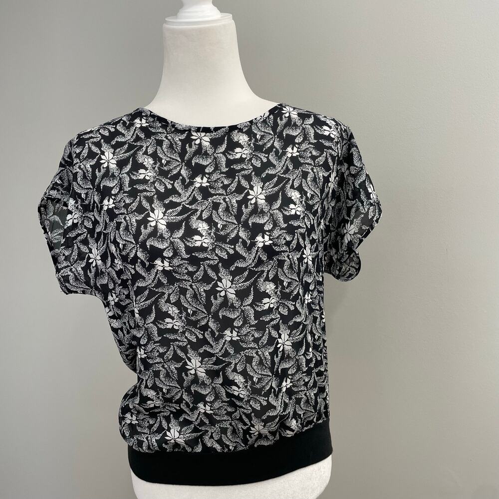 Oraré Rare 1980’s Vintage Made in USA Floral Print Dolman Blouse Top